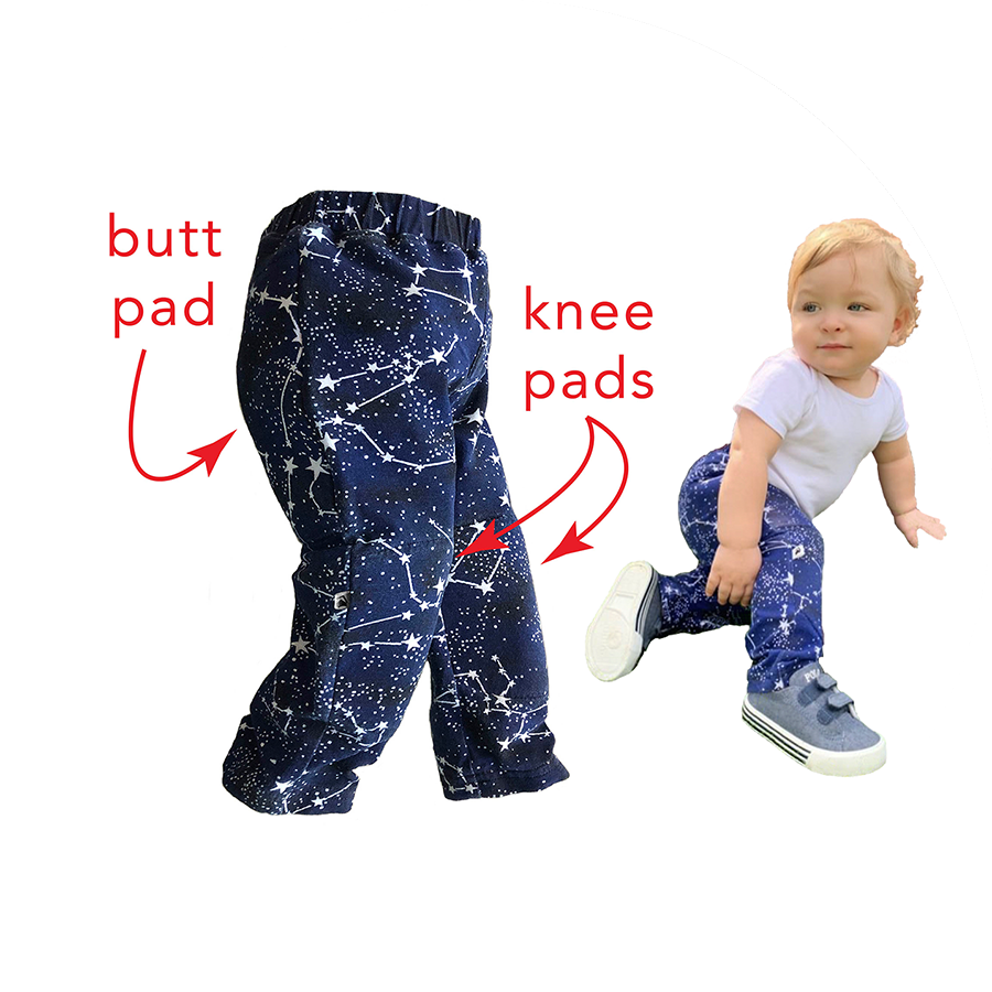 The Best Crawling & Walking Pants for Baby & Toddler, with Butt & Knee –  Sandra Aris